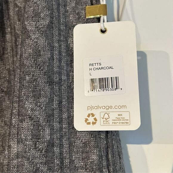 NWT PJ Salvage Tropical Tramway Short in Retts Heather Charcoal Grey Size Large - Picture 4 of 6